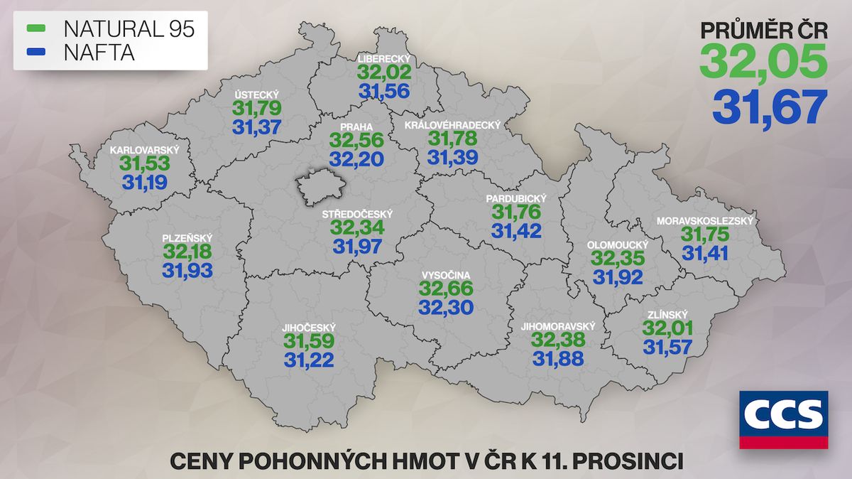 Pohonné hmoty v Česku dál zlevňují, jen na Vysočině zdražil benzin